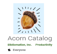 acorn catalog app link to page